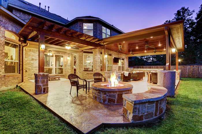 Outdoor living space project